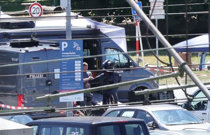 Nach einer Bombendrohung waren im Juni der 24-Stunden-Flohmarkt und der Bahnhof in Konstanz teilweise gesperrt worden.<span class='image-autor'>Förster/swd-medien/dpa</span>