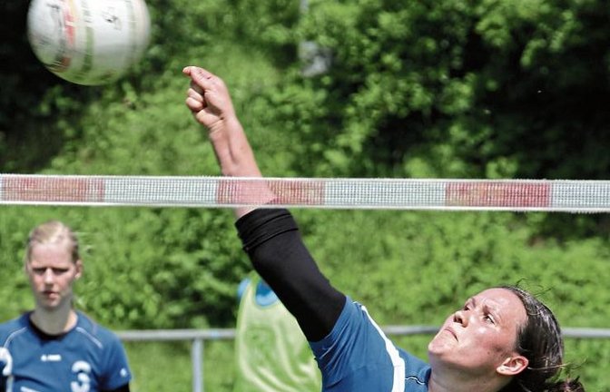 Marie-Therese Rothmaier greift für den TV Vaihingen am Samstag um 15 Uhr auf dem Sportplatz am Alten Postweg das letzte Mal in dieser Feldsaison an. Foto: Archiv/Nachreiner
