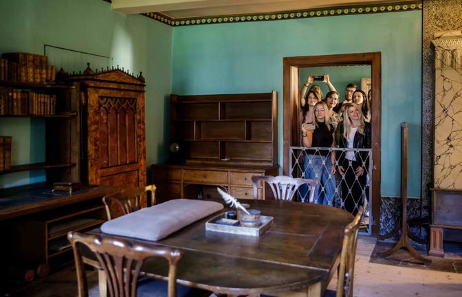 Herzstück des Hauses: Goethes Arbeitszimmer darf nicht betreten werden. Künftig gibt es dafür andere Möglichkeiten des Besuchs.<span class='image-autor'>Gordon Welters © Klassik Stiftung Weimar</span>