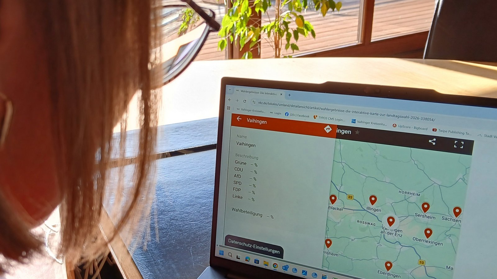 Wie Vaihingen und Co. gewählt haben, lässt sich an unserer interaktiven Karte ablesen. Foto: Müller