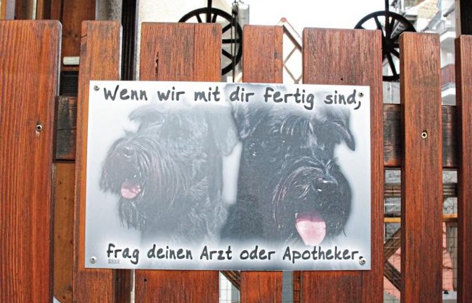„Diese nette Alarmanlage funktioniert immer“, findet Dorothee Olf aus Vaihingen.