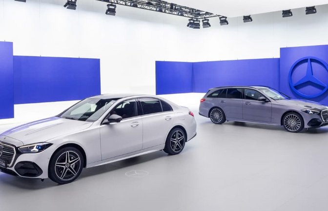 Limousine und Kombi der neuen C-Klasse sollen noch im Herbst zu Preisen ab 48.844 Euro auf den Markt kommen.<span class='image-autor'>Mercedes-Benz AG/dpa-tmn/dpa</span>