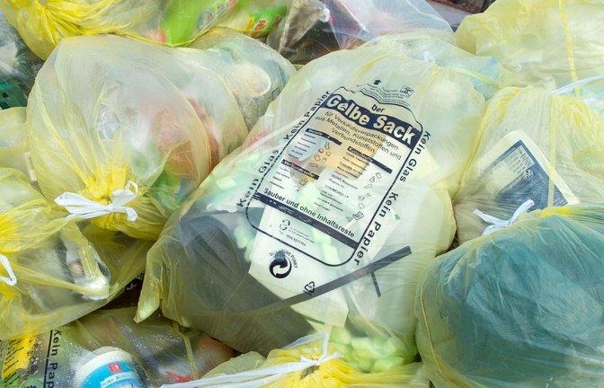 Mehr als die Hälfte des Inhaltes der Gelben Säcke wird verbrannt – dennoch lohnt sich das Trennen.<span class='image-autor'>Foto: dp/Patrick Pleul</span>