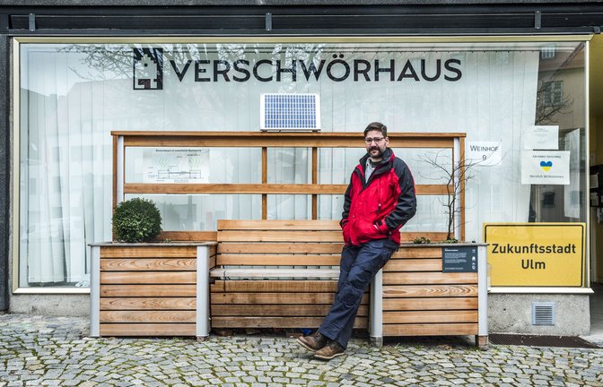 Stefan Kaufmann hat fünf Jahre lang das Ulmer Verschwörhaus geleitet. Heute nennt er es „Fakeschwörhaus“.<span class='image-autor'>Foto: StZN/Andreas Reiner</span>