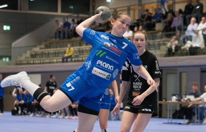 Pia Mayer hat sich in der Vorbereitung bei der HSG Böblingen/Sindelfingen für die erste Mannschaft empfohlen<span class='image-autor'>Kevin Schuon</span>