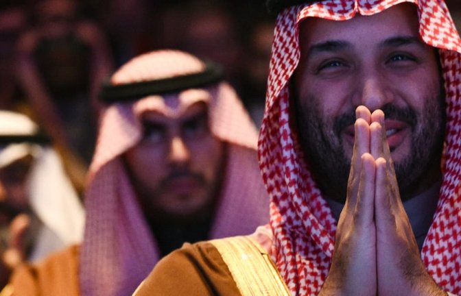Gut versorgt: Der saudische Kronprinz Mohammed bin Salman kann sich auf US-amerikanische Atomreaktoren freuen.<span class='image-autor'>Brendan Smialowski/AFP</span>