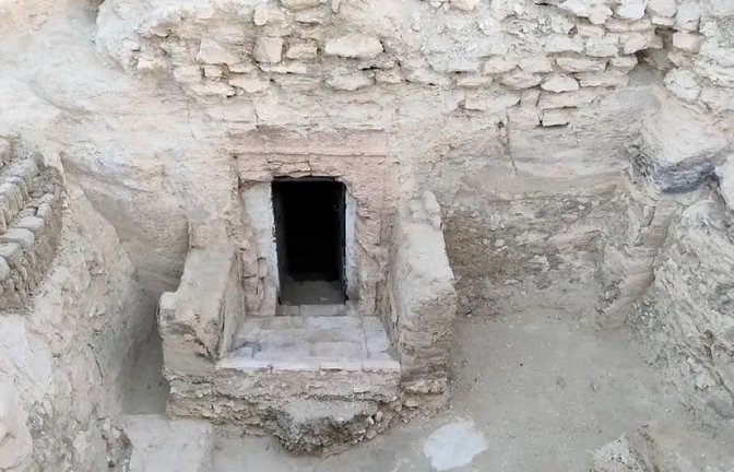 Das Grab wurde in der Nekropole von Scheich Abd el-Kurna in der Nähe von Luxor entdeckt.<span class='image-autor'>Ministry of Tourism and Antiquities, Egypt/AFP</span>