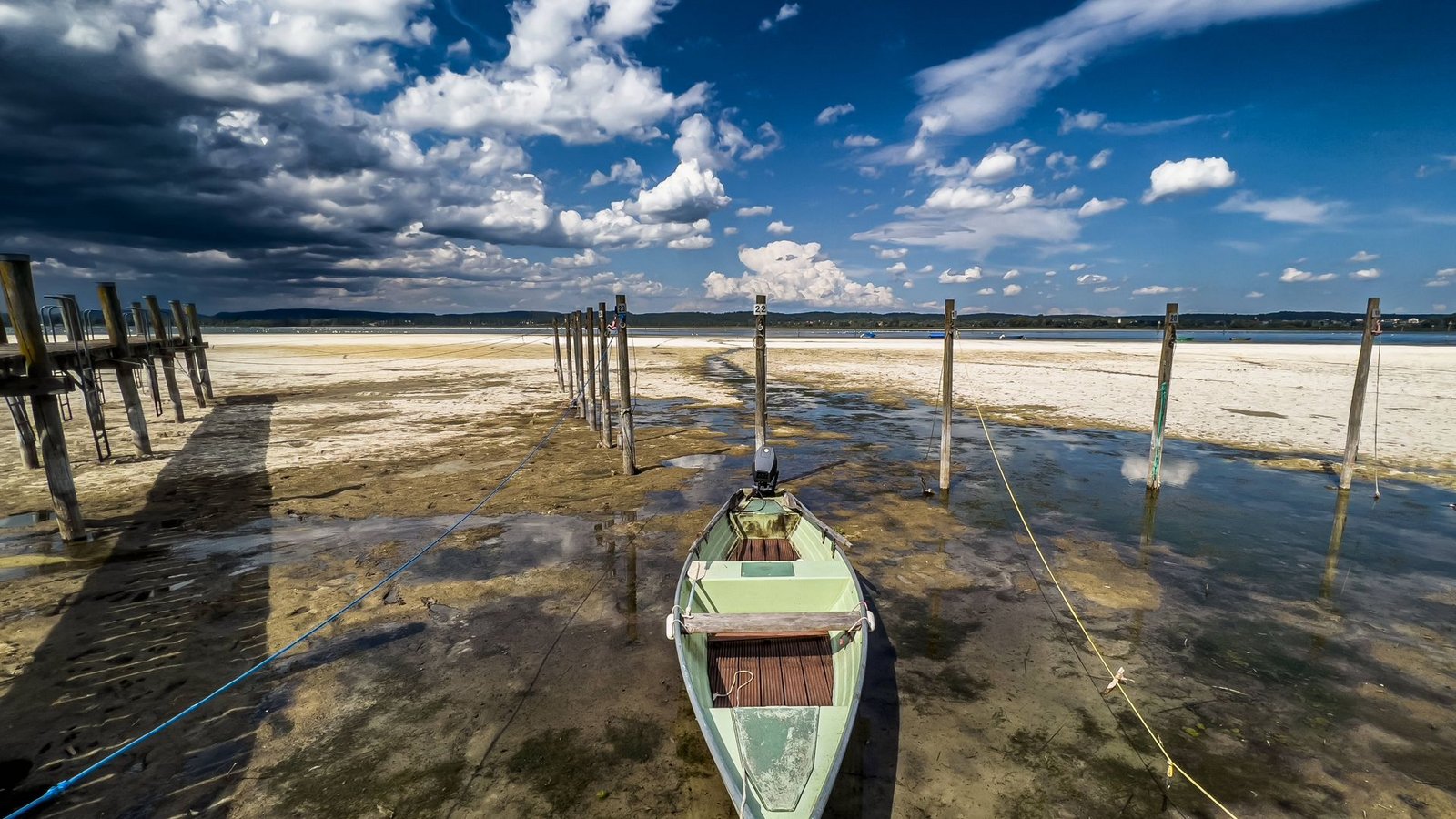 Triboltingen im Kanton Thurgau im August 2022: Ausfahrten auf den Untersee waren unmöglich.Foto: IMAGO/Andreas Haas/IMAGO/Andreas Haas / imago images Triboltingen im Kanton Thurgau im August 2022: Ausfahrten auf den Untersee waren unmöglich.Foto: IMAGO/Andreas Haas/IMAGO/Andreas Haas / imago images