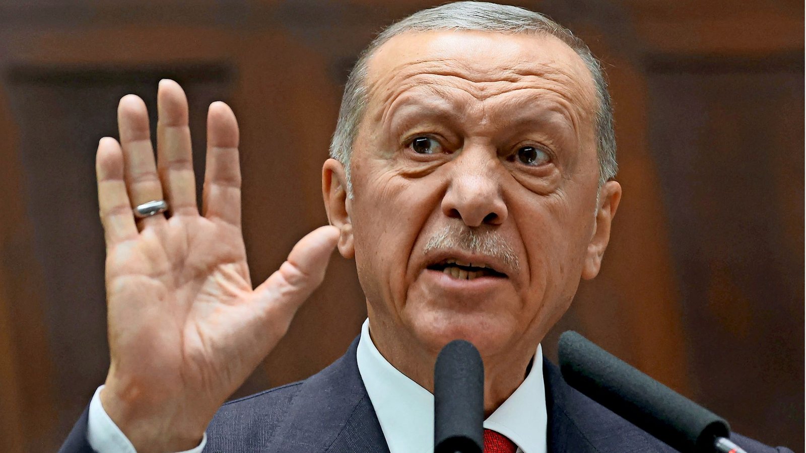 Erdogan sieht sich seit dem Sturz von Assad in einer starken Position.Foto: AFP/Adem Altan
