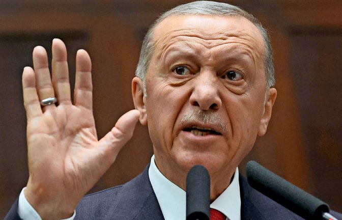Erdogan sieht sich seit dem Sturz von Assad in einer starken Position.<span class='image-autor'>Foto: AFP/Adem Altan</span>