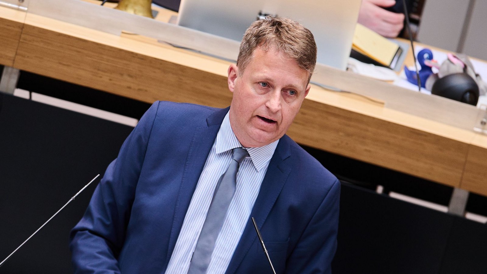 Ex-Staatssekretär Oliver Friederici warnte vor Defiziten bei der Vergabe von Fördermitteln gegen Antisemitismus (Archivfoto).Foto: Annette Riedl/dpa/Annette Riedl Ex-Staatssekretär Oliver Friederici warnte vor Defiziten bei der Vergabe von Fördermitteln gegen Antisemitismus (Archivfoto).Foto: Annette Riedl/dpa/Annette Riedl