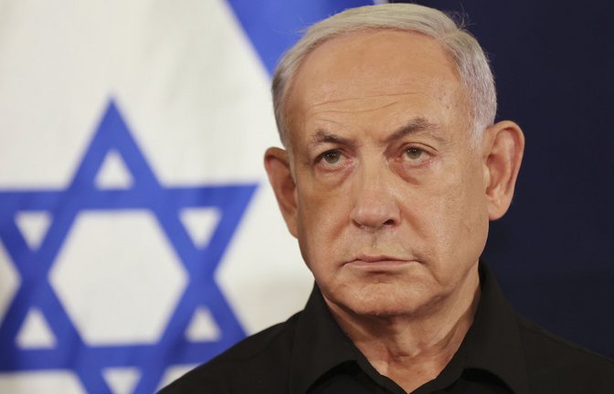 Benjamin Netanjahu, Ministerpräsident von Israel, will die Kontrolle über das Grenzgebiet zwischen dem Palästinensergebiet und Ägypten behalten.<span class='image-autor'>Foto: dpa/Abir Sultan</span>