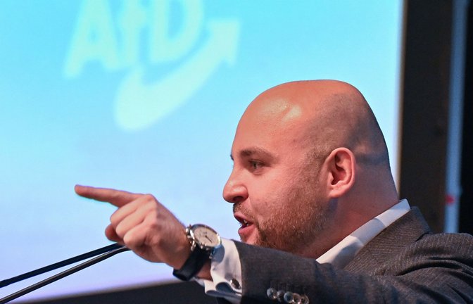 Für Markus Frohnmaier ist klar: die anderen scheuen die Auseinandersetzung.<span class='image-autor'>Foto: dpa/Bernd Weißbrod</span>