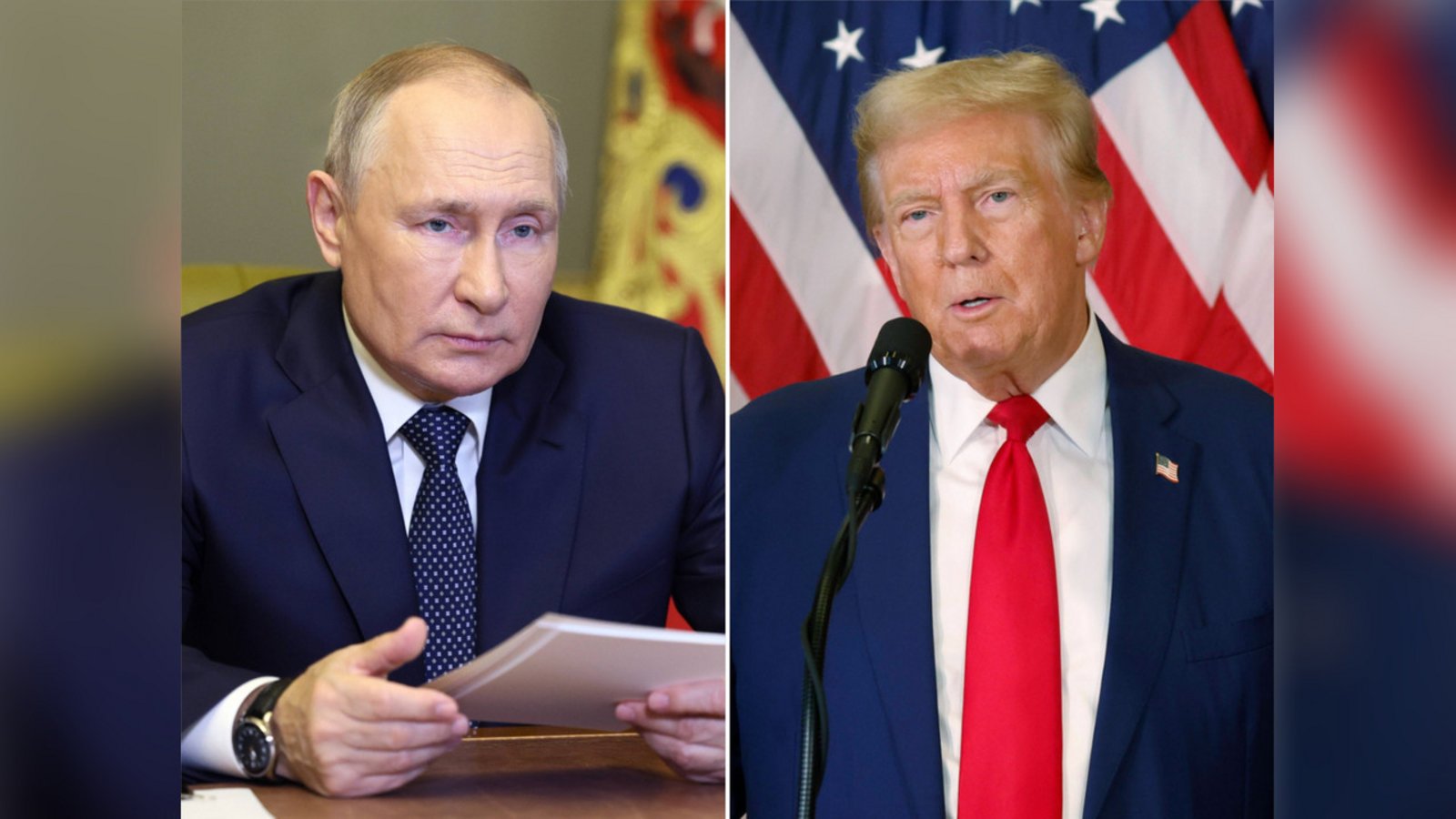 Wladimir Putin (l.) und Donald Trump treffen sich in Alaska.Foto: imago images/SNA / imago images/UPI Photo/John Angelillo