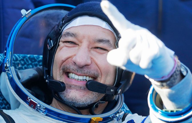 Luca Parmitano wird als erster Europäer beim Nasa-Mondprogramm „Artemis“ mitfliegen. (Archivbild)<span class='image-autor'>Foto: EPA POOL/dpa/Sergei Ilnitsky</span>