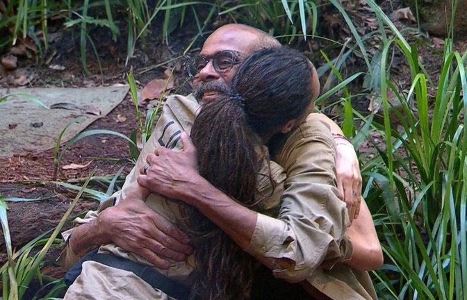 Schöne Momente: Pierre und Lilly werden Freunde im Dschungelcamp.<span class='image-autor'>Foto: RTL/Folge 18_017</span>