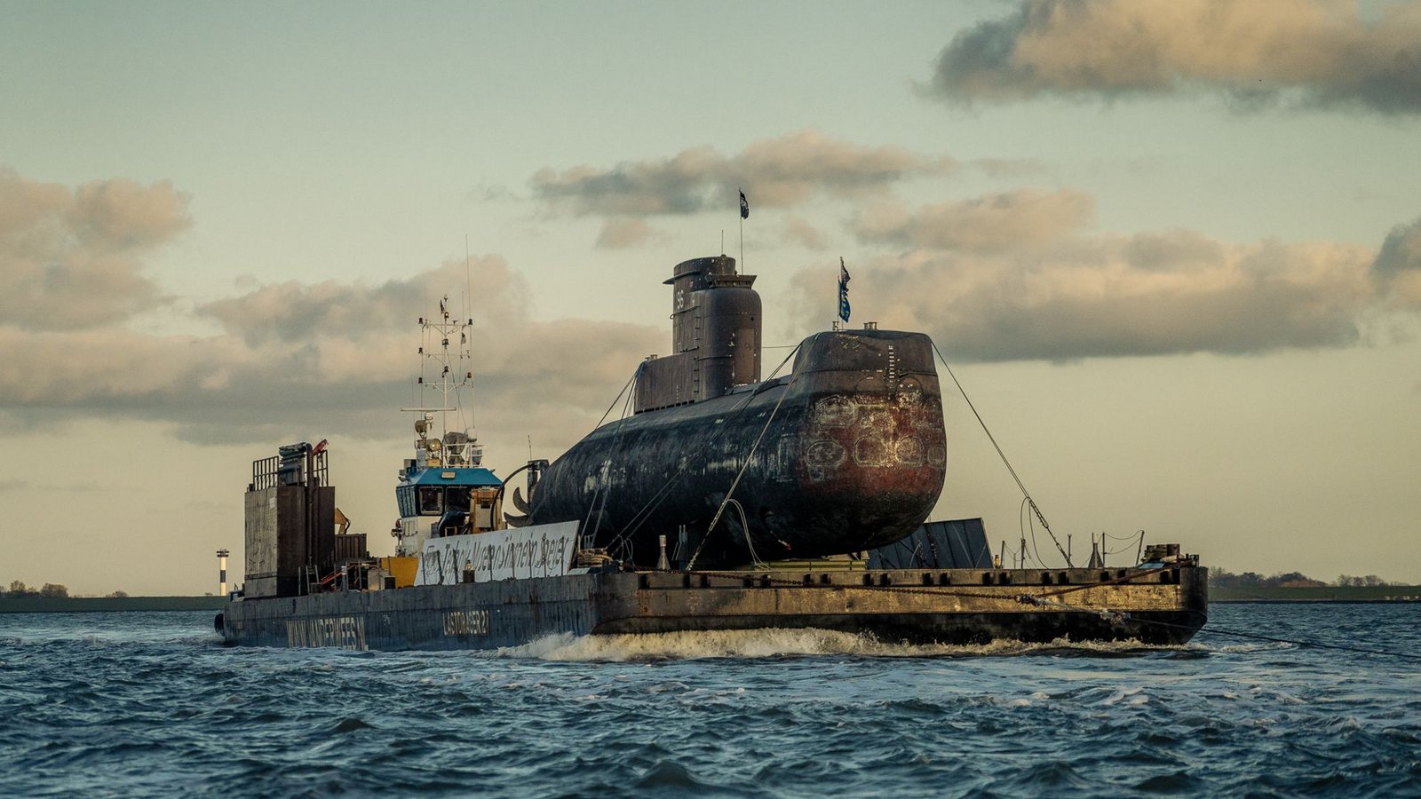 Am 29.04.2023 fährt das U-Boot ein letztes mal durch die Nordsee.Foto: TMSNHSP Am 29.04.2023 fährt das U-Boot ein letztes mal durch die Nordsee.Foto: TMSNHSP