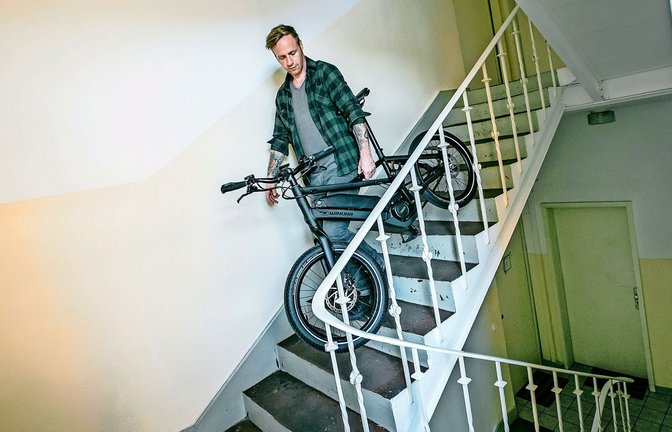 Das E-Bike muss nicht unbedingt im Keller lagern.<span class='image-autor'>Foto: www.winora.de/pd-f/dpa-tmn</span>
