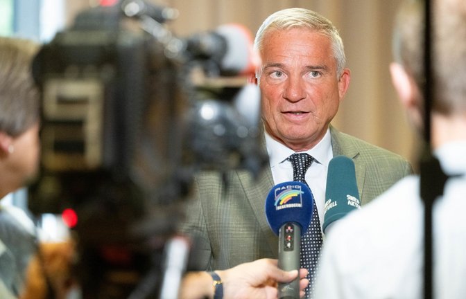 Der Innenminister Strobl präsentiert, wie er neue Werte und eine bessere Führungskultur bei der Polizei etablieren will.<span class='image-autor'>Foto: dpa/Marijan Murat</span>