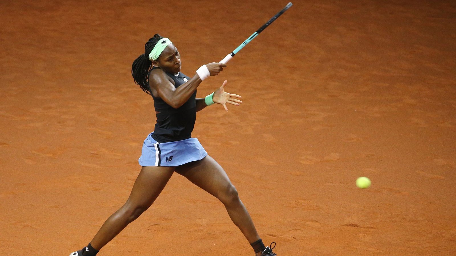 Coco Gauff aus den USA ist die Jüngste im hochkarätigen Starterfeld des Turniers. Am 13. März feierte die Weltranglisten-Sechste ihren 19. Geburtstag. 2019 trat sie in Wimbledon als 15-Jährige an, wo sie in der ersten Runde die 24 Jahre ältere Venus Williams bezwang.Foto:  Baumann