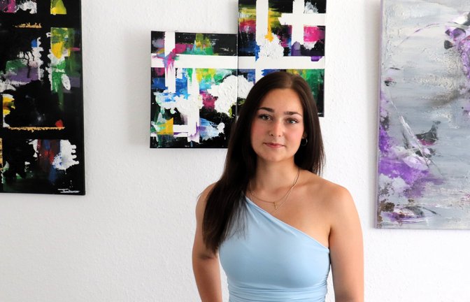 Lia Tamborrini liebt Lila und starke Kontraste.