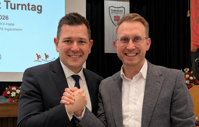 Turngau Neckar-Enz, Foto privat, Turntag 2026: neuer Präsident Achim Schober übernimmt von Tobias Vogt