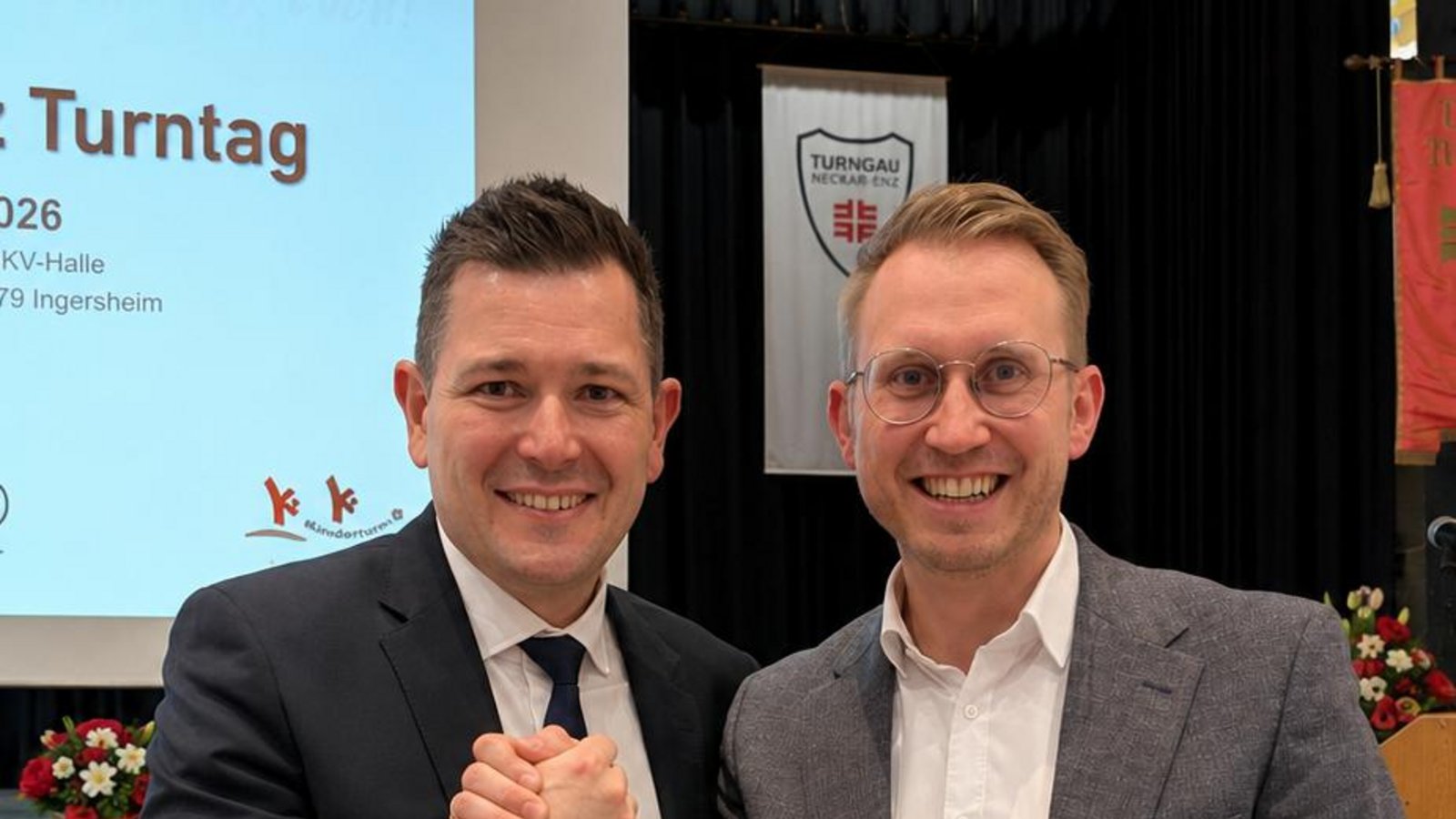 Turngau Neckar-Enz, Foto privat, Turntag 2026: neuer Präsident Achim Schober übernimmt von Tobias Vogt