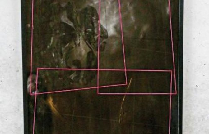 Den unergründlichen (Welt-)Raum nutzt Thomas Olze in seinen Bildern als metaphysische Projektionsfläche.  Foto: Roth