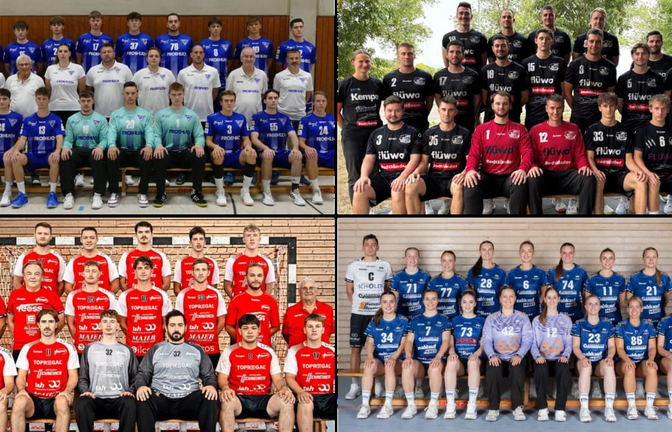 Vier Teams, vier unterschiedliche Ausgangslagen: Der TV Plochingen, der TSV Wolfschlugen, die SG Hegensberg/Liebersbronn und die Frauen des TSV Denkendorf starten in die neue Oberliga-Saison.<span class='image-autor'>TV Plochingen, SG Hegensberg/Liebersbronn, Oliver Schmidt, TSV Denkendorf</span>