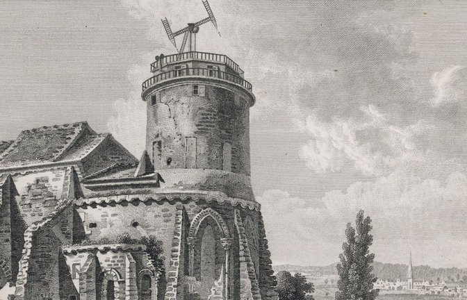 Die ersten Telegrafen waren mechanische Apparate, gut sichtbare Masten, montiert auf Türmen von Kirchen, Schlössern und Burgen.<span class='image-autor'>Foto: Imago/Gemini Collection/IMAGO/Gemini</span>