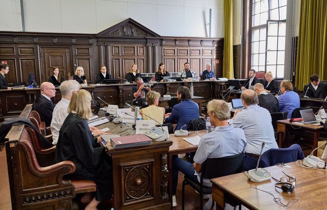 Es ist der 58. Prozesstag im Verfahren um die Entführung der Block-Kinder.<span class='image-autor'>Foto: Georg Wendt/dpa Pool/dpa</span>