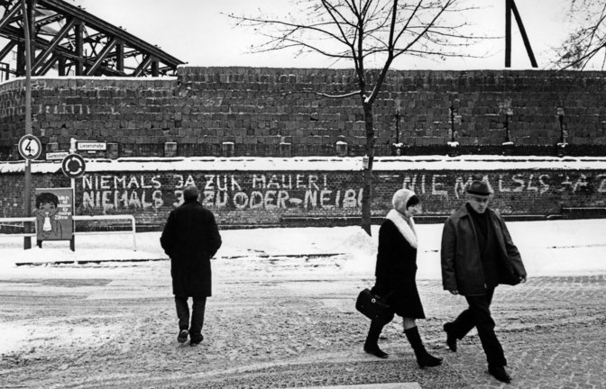 Straßenszene in West-Berlin 1969<span class='image-autor'>Foto: IMAGO/TT</span>