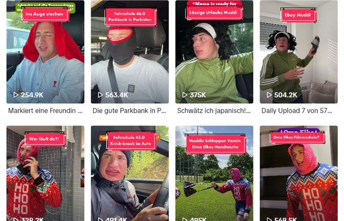 Auf TikTok verbreitet Maurii Pastore mehr oder weniger sinnfreie Videoclips, die aber meist von mehreren Hunderttausend Nutzern angeschaut werden.<span class='image-autor'>Foto: Maurii Pastore/TikTok</span>