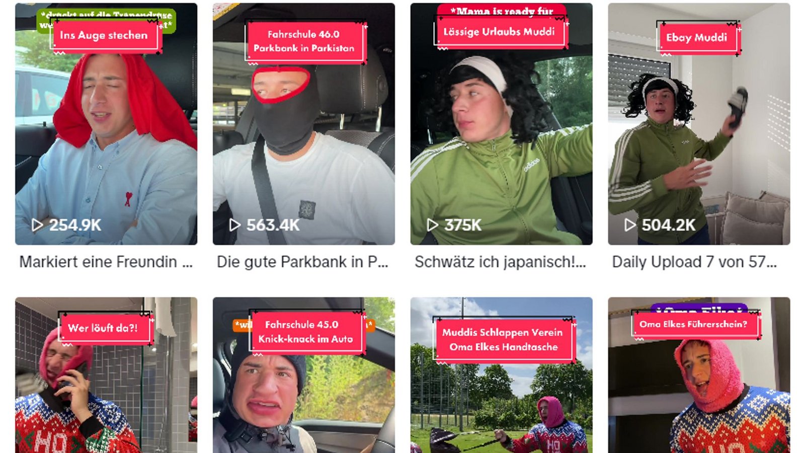 Auf TikTok verbreitet Maurii Pastore mehr oder weniger sinnfreie Videoclips, die aber meist von mehreren Hunderttausend Nutzern angeschaut werden.Foto: Maurii Pastore/TikTok Auf TikTok verbreitet Maurii Pastore mehr oder weniger sinnfreie Videoclips, die aber meist von mehreren Hunderttausend Nutzern angeschaut werden.Foto: Maurii Pastore/TikTok