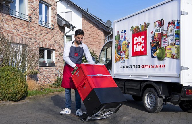Picnic aus den Niederlanden wächst derzeit am schnellsten unter den Lebensmittellieferdiensten und expandiert derzeit auch in Baden-Württemberg.<span class='image-autor'>Foto: Picnic</span>