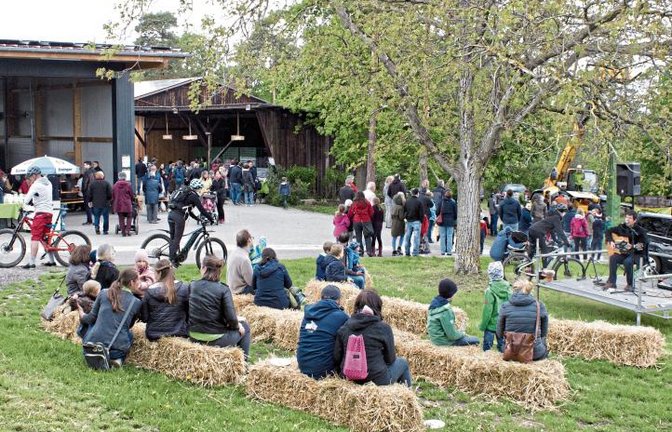 unplugged und bio: Familie Seemann hatte zum Hoffest geladen.  Foto: Friedrich