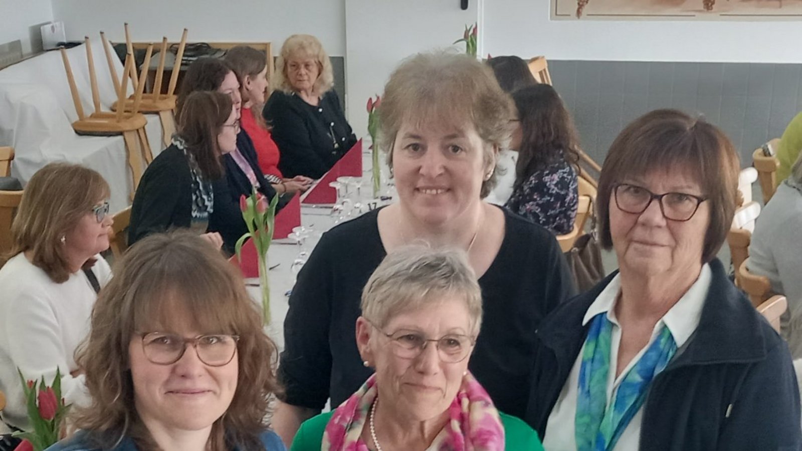 Stabwechsel bei den Landfrauen: Marina Reichardt (von links), Freya Dürr, Annette Kurz und Sylvia Gögel. Foto: Glemser Stabwechsel bei den Landfrauen: Marina Reichardt (von links), Freya Dürr, Annette Kurz und Sylvia Gögel. Foto: Glemser