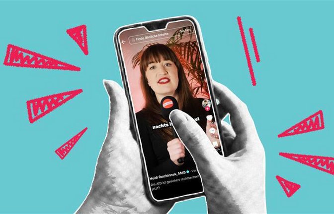 Linken-Co-Chefin Heidi Reichinnek ist auf Tiktok sehr aktiv – ein Grund für das überraschend gute Wahlergebnis bei der Bundestagswahl.<span class='image-autor'>Foto: Ruckaberle</span>