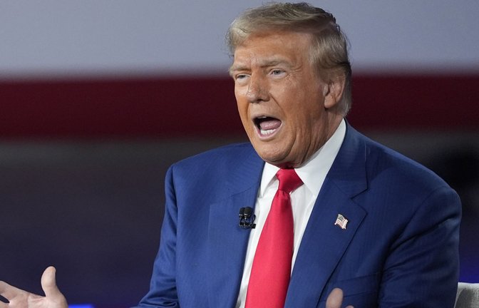 Donald Trump will die Sperrung von Tiktok in den USA aufheben. (Archivbild)<span class='image-autor'>Foto: dpa/Evan Vucci</span>
