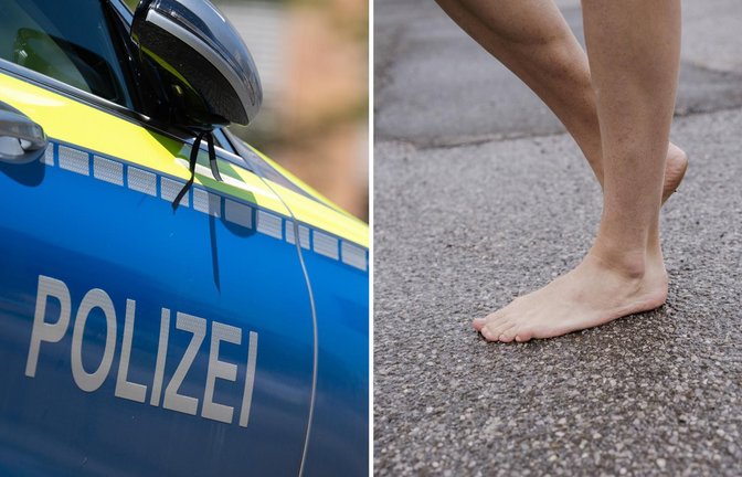 Eine Frau ist splitternackt durch die Straßen von Wunsiedel gelaufen und hat für einen Polizeieinsatz gesorgt (Symbolfoto).<span class='image-autor'>Foto: picture alliance/dpa (Symbolbild)/Marijan Murat</span>