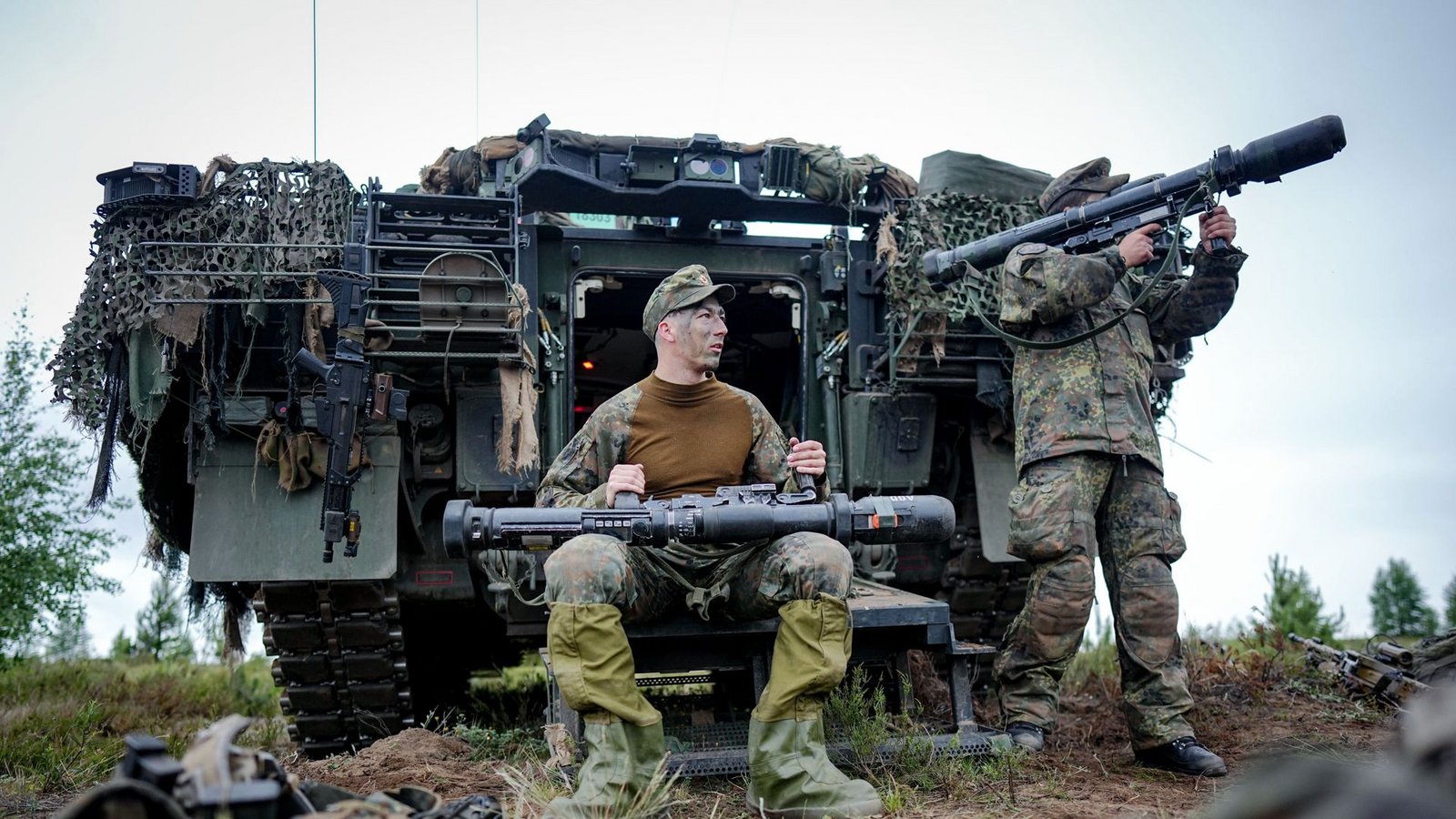 Soldaten der Bundeswehr bereiten sich auf die Großübung „Freedom Shield 2026“ der neuen Panzerbrigade 45 vor.Foto: Kay Nietfeld/dpa Soldaten der Bundeswehr bereiten sich auf die Großübung „Freedom Shield 2026“ der neuen Panzerbrigade 45 vor.Foto: Kay Nietfeld/dpa