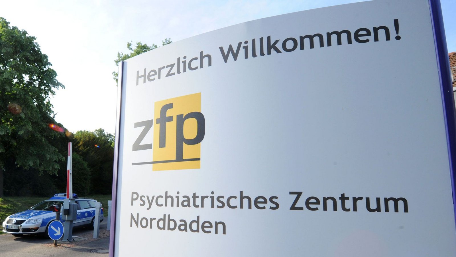Ein Schild steht am Eingang zum Psychiatrischen Zentrum Nordbaden in Wiesloch (Archivbild).Foto: Uli Deck/dpa Ein Schild steht am Eingang zum Psychiatrischen Zentrum Nordbaden in Wiesloch (Archivbild).Foto: Uli Deck/dpa