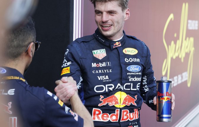Max Verstappen hat endlich wieder Grund zum Lachen.<span class='image-autor'>Foto: Erwin Scheriau/APA/dpa</span>