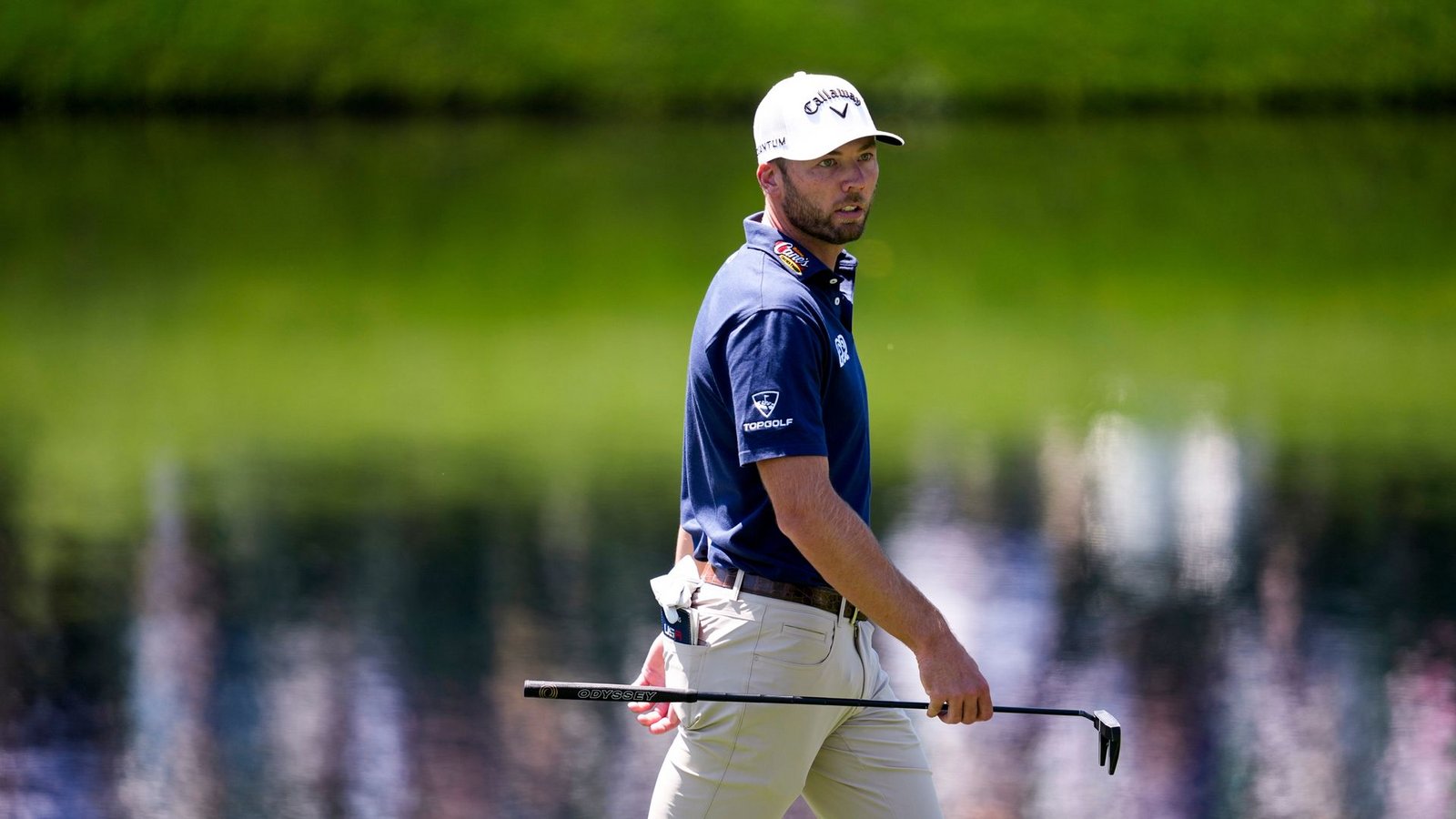 Sam Burns teilt sich die Führung mit Rory McIlroy.Foto: Ashley Landis/AP/dpa