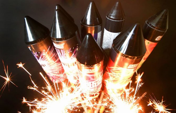 Der Ladendieb soll Feuerwerk gezündet haben. (Symbolbild)<span class='image-autor'>dpa</span>