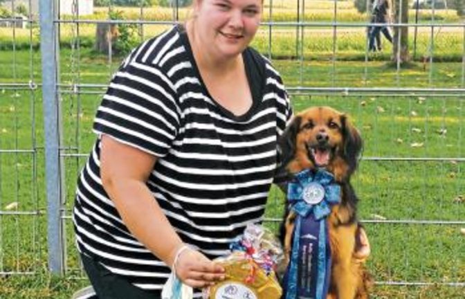 Bianca Folk und Mikey Foto: privat