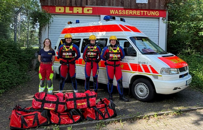 Ausrüstung aufgestockt: die DLRG. <span class='image-autor'>Foto: p</span>