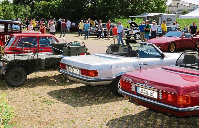 Die Oldtimer-Fans zeigen in Sersheim ihre Kostbarkeiten und die Gäste haben einiges zu schauen.  Fotos: Rücker