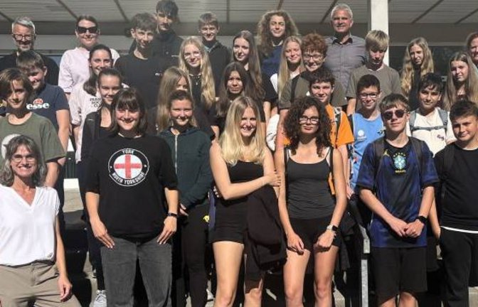 Austausschüler aus Tschechien sind an der Kirbachschule zu Gast. Foto: Glemser