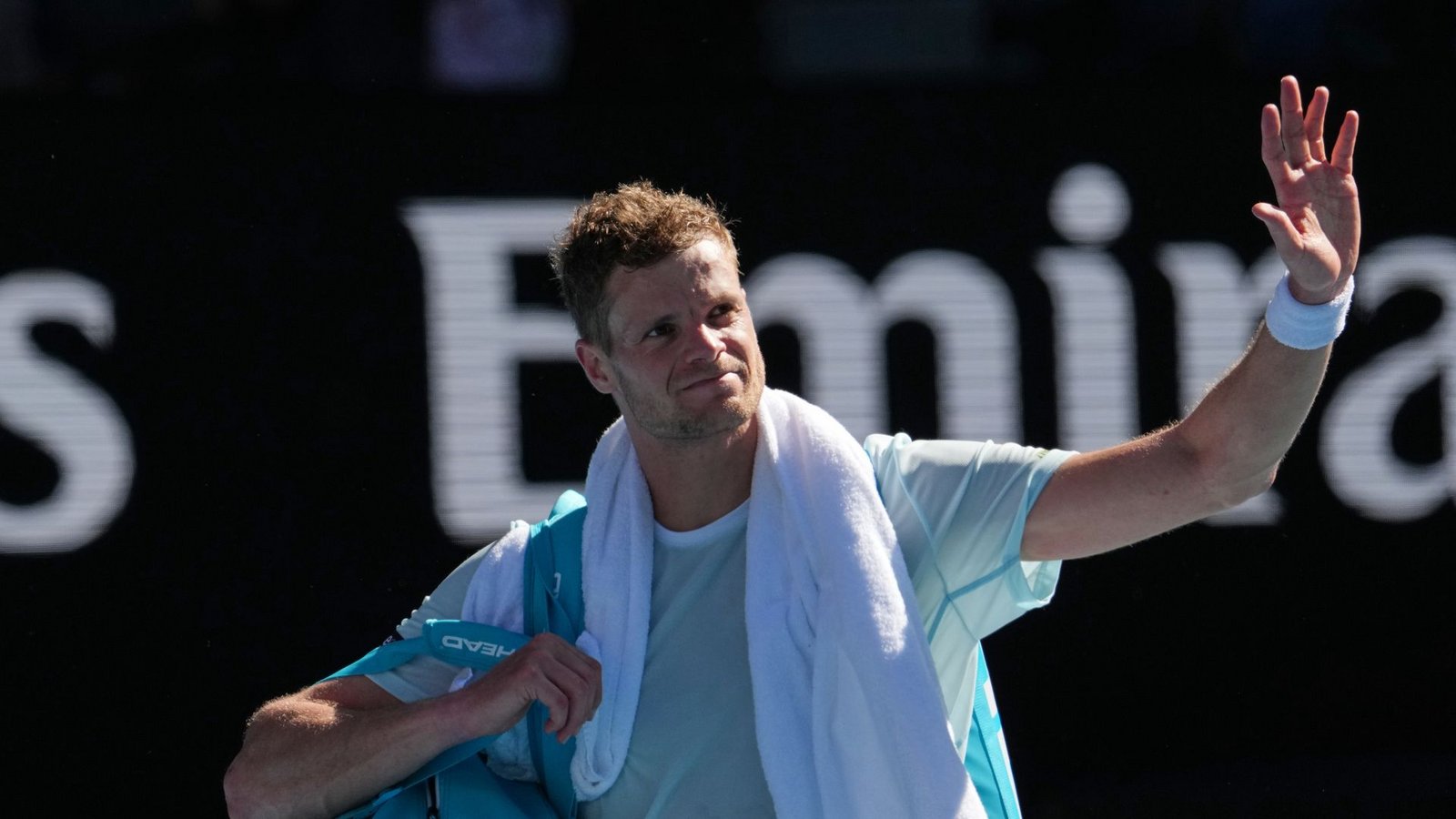 In Madrid muss sich Yannick Hanfmann früh aus dem Turnier verabschieden. (Archivbild)Foto: Dita Alangkara/AP/dpa